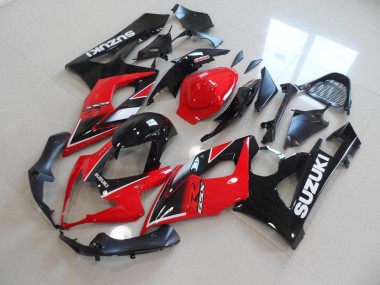 05-06 Rouge Noir Style OEM Suzuki GSXR 1000 Carénage Moto