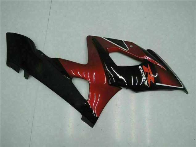 05-06 Rouge Noir Suzuki GSXR 1000 Carénage Moto 05-06 Rouge Noir Suzuki GSXR 1000 Carénage Moto