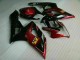 05-06 Rouge Noir Suzuki GSXR 1000 Carénages Moto 05-06 Rouge Noir Suzuki GSXR 1000 Carénages Moto