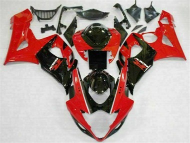 05-06 Rouge Noir Suzuki GSXR 1000 Carrosserie Moto