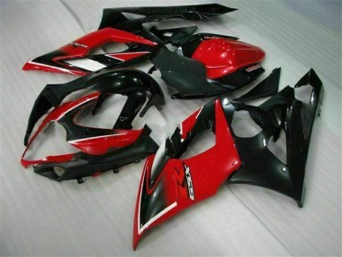 05-06 Rouge Noir Suzuki GSXR 1000 Kit Carénages Motos Complet