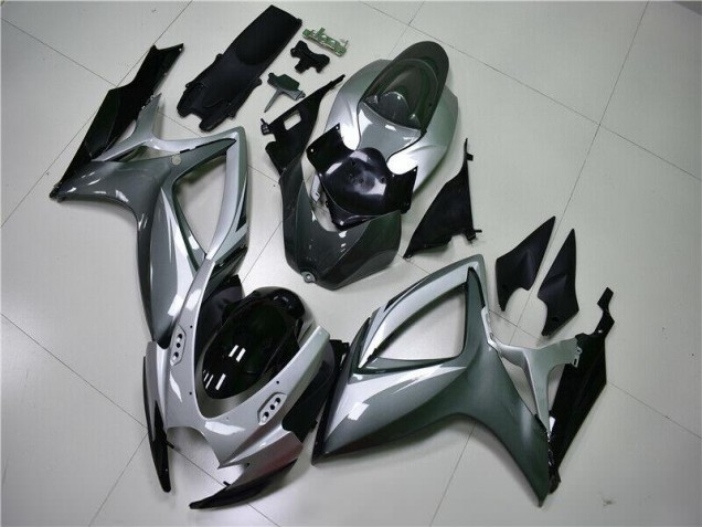 06-07 Argent Gris Suzuki GSXR 600/750 Carénages Moto 06-07 Argent Gris Suzuki GSXR 600/750 Carénages Moto