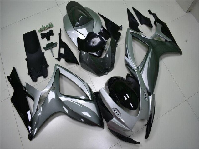 06-07 Argent Gris Suzuki GSXR 600/750 Carénages Moto 06-07 Argent Gris Suzuki GSXR 600/750 Carénages Moto