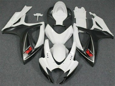 06-07 Blanc Suzuki GSXR 600/750 Carénage Moto