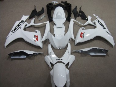 06-07 Blanc Suzuki GSXR 600 Carénage Moto