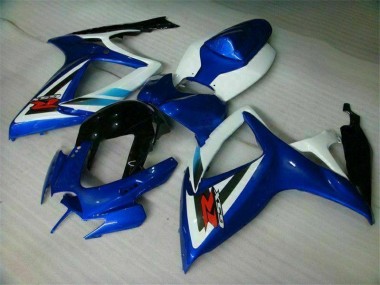 06-07 Bleu Blanc Suzuki GSXR 600/750 Carrosserie Moto