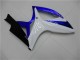06-07 Bleu Blanc Suzuki GSXR 600/750 Kit Carénages Motos 06-07 Bleu Blanc Suzuki GSXR 600/750 Kit Carénages Motos