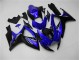 06-07 Bleu Noir Suzuki GSXR 600/750 Carénage Moto 06-07 Bleu Noir Suzuki GSXR 600/750 Carénage Moto