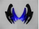 06-07 Bleu Noir Suzuki GSXR 600/750 Carénage Moto 06-07 Bleu Noir Suzuki GSXR 600/750 Carénage Moto