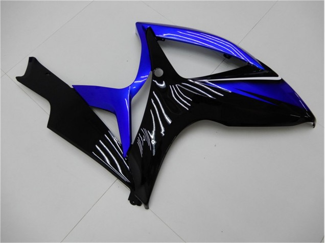 06-07 Bleu Noir Suzuki GSXR 600/750 Carénage Moto 06-07 Bleu Noir Suzuki GSXR 600/750 Carénage Moto