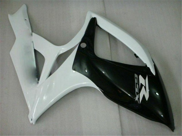 06-07 Noir Blanc Suzuki GSXR 600/750 Carénage Moto