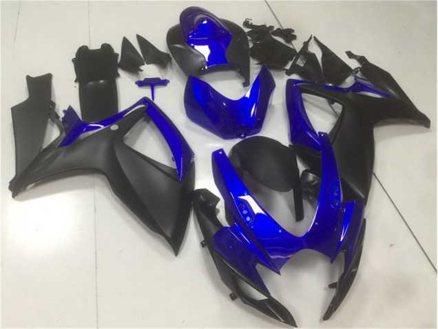 06-07 Noir Bleu Suzuki GSXR 600/750 Carénages Moto 06-07 Noir Bleu Suzuki GSXR 600/750 Carénages Moto