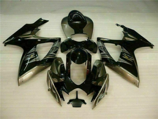 06-07 Noir Gris Suzuki GSXR 600/750 Carénage Moto 06-07 Noir Gris Suzuki GSXR 600/750 Carénage Moto