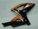 06-07 Noir Orange Suzuki GSXR 600/750 Carénage Moto