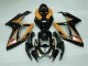 06-07 Noir Orange Suzuki GSXR 600/750 Carénage Moto