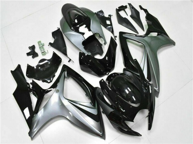 06-07 Noir Suzuki GSXR 600/750 Kit Carénages Motos
