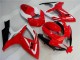 06-07 Rouge Blanc Suzuki GSXR 600/750 Carénage Moto