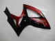 06-07 Rouge Noir Suzuki GSXR 600/750 Carénage Moto 06-07 Rouge Noir Suzuki GSXR 600/750 Carénage Moto