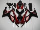 06-07 Rouge Noir Suzuki GSXR 600/750 Carénage Moto 06-07 Rouge Noir Suzuki GSXR 600/750 Carénage Moto