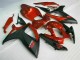 06-07 Rouge Noir Suzuki GSXR 600/750 Kit Carénages Motos Complet 06-07 Rouge Noir Suzuki GSXR 600/750 Kit Carénages Motos Complet
