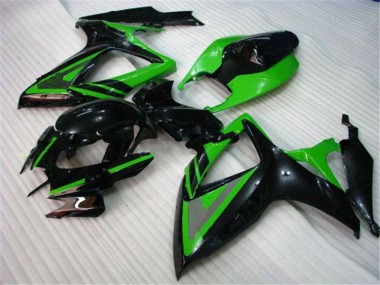 06-07 Vert Noir Suzuki GSXR 600/750 Carénage Moto