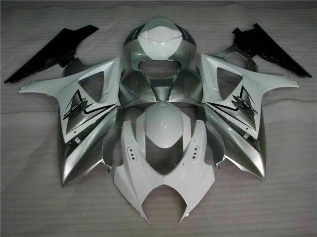 07-08 Argent Blanc Suzuki GSXR 1000 Carénage Moto