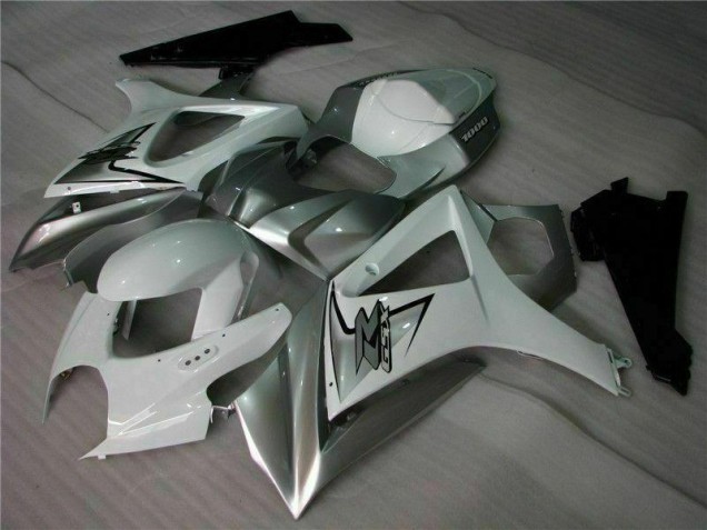 07-08 Argent Blanc Suzuki GSXR 1000 Carénage Moto
