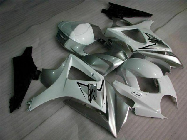 07-08 Argent Blanc Suzuki GSXR 1000 Carénage Moto