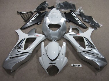 07-08 Blanc Argent Suzuki GSXR 1000 Carénage Moto