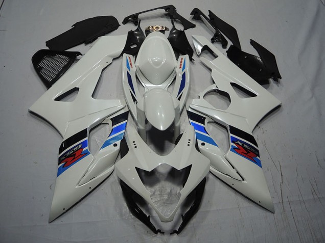 07-08 Blanc Bleu Suzuki GSXR 1000 Carénages Moto