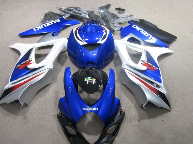 07-08 Bleu Blanc Suzuki GSXR 1000 Carénage Moto