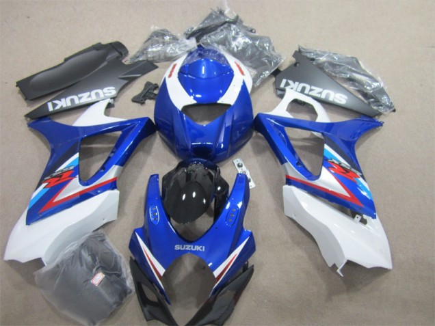 07-08 Bleu Blanc Suzuki GSXR 1000 Carrosserie Moto 07-08 Bleu Blanc Suzuki GSXR 1000 Carrosserie Moto