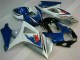 07-08 Bleu Blanc Suzuki GSXR 1000 Kit Carénages Motos Complet