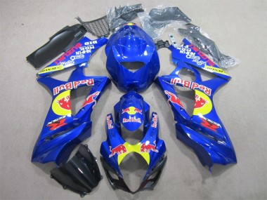 07-08 Bleu Red Bull Suzuki GSXR 1000 Carénage Moto