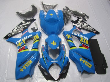 07-08 Bleu Rizla Suzuki GSXR 1000 Carénage Moto