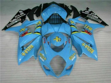 07-08 Bleu Suzuki GSXR 1000 Carénages Moto