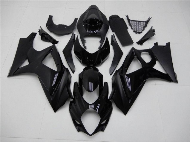 07-08 Brillant Noir Mat Suzuki GSXR 1000 Carénage Moto 07-08 Brillant Noir Mat Suzuki GSXR 1000 Carénage Moto