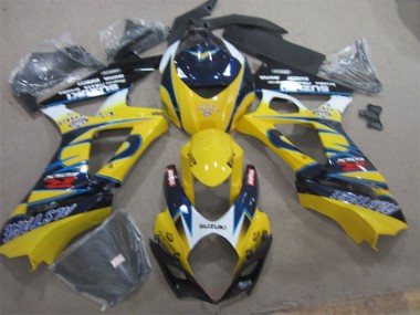 07-08 Jaune Bleu Suzuki GSXR 1000 Carénage Moto