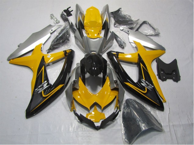 07-08 Jaune Noir Suzuki GSXR 1000 Carénage Moto 07-08 Jaune Noir Suzuki GSXR 1000 Carénage Moto