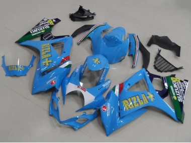 07-08 Light Bleu Rizla Suzuki GSXR 1000 Carénage Moto