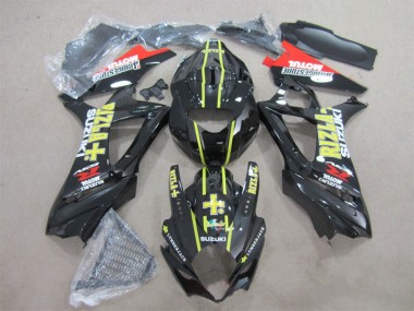 07-08 Noir Jaune Rizla Suzuki GSXR 1000 Carénage Moto