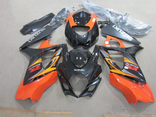 07-08 Noir Orange Suzuki GSXR 1000 Carénage Moto 07-08 Noir Orange Suzuki GSXR 1000 Carénage Moto