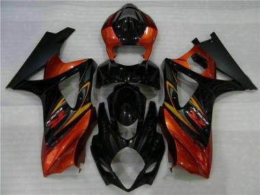 07-08 Noir Suzuki GSXR 1000 Kit Carénages Motos Complet