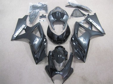 07-08 Noir Suzuki GSXR 1000 Kit Carénages Motos