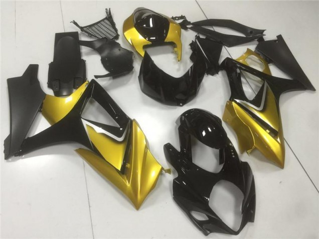 07-08 Or Noir Suzuki GSXR 1000 Carénages Moto