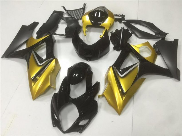 07-08 Or Noir Suzuki GSXR 1000 Carénages Moto