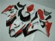 07-08 Rouge Blanc Suzuki GSXR 1000 Carénages Moto 07-08 Rouge Blanc Suzuki GSXR 1000 Carénages Moto