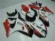 07-08 Rouge Blanc Suzuki GSXR 1000 Carénages Moto 07-08 Rouge Blanc Suzuki GSXR 1000 Carénages Moto