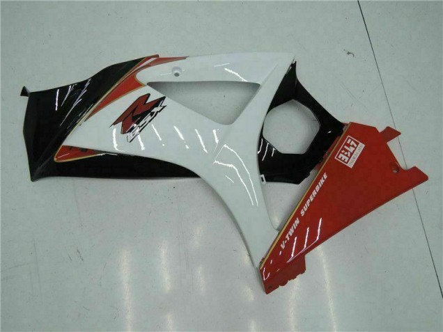 07-08 Rouge Blanc Suzuki GSXR 1000 Carénages Moto 07-08 Rouge Blanc Suzuki GSXR 1000 Carénages Moto