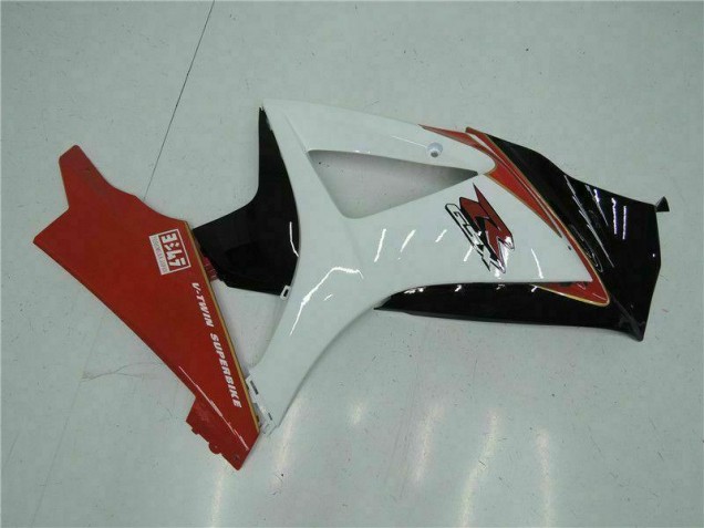 07-08 Rouge Blanc Suzuki GSXR 1000 Carénages Moto 07-08 Rouge Blanc Suzuki GSXR 1000 Carénages Moto
